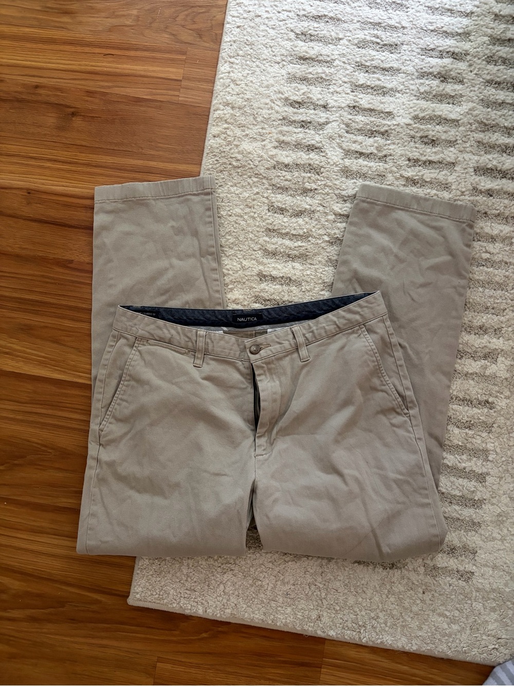 Nautica Men's Khaki Chinos